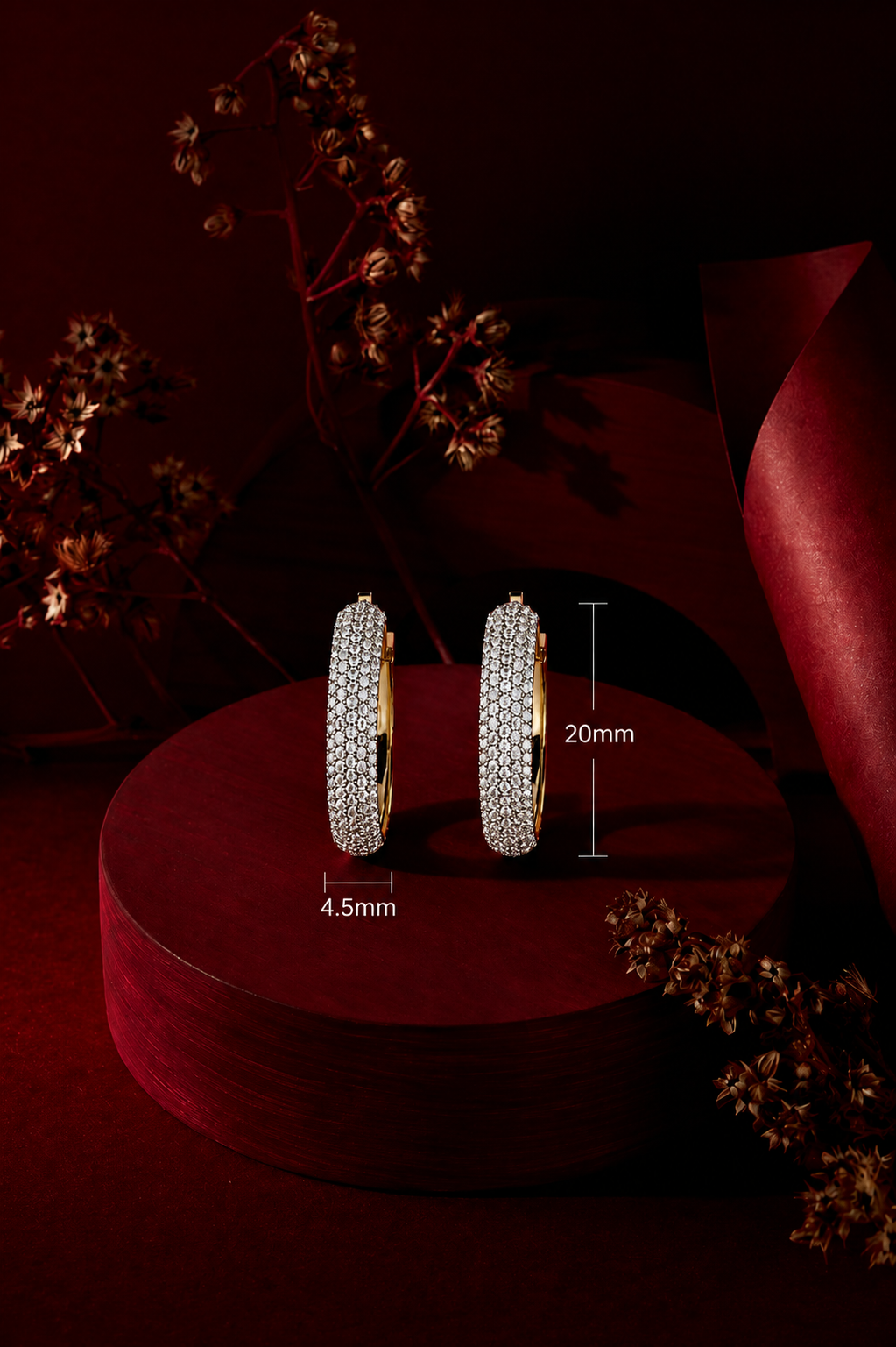 Signature Pavé Hoops