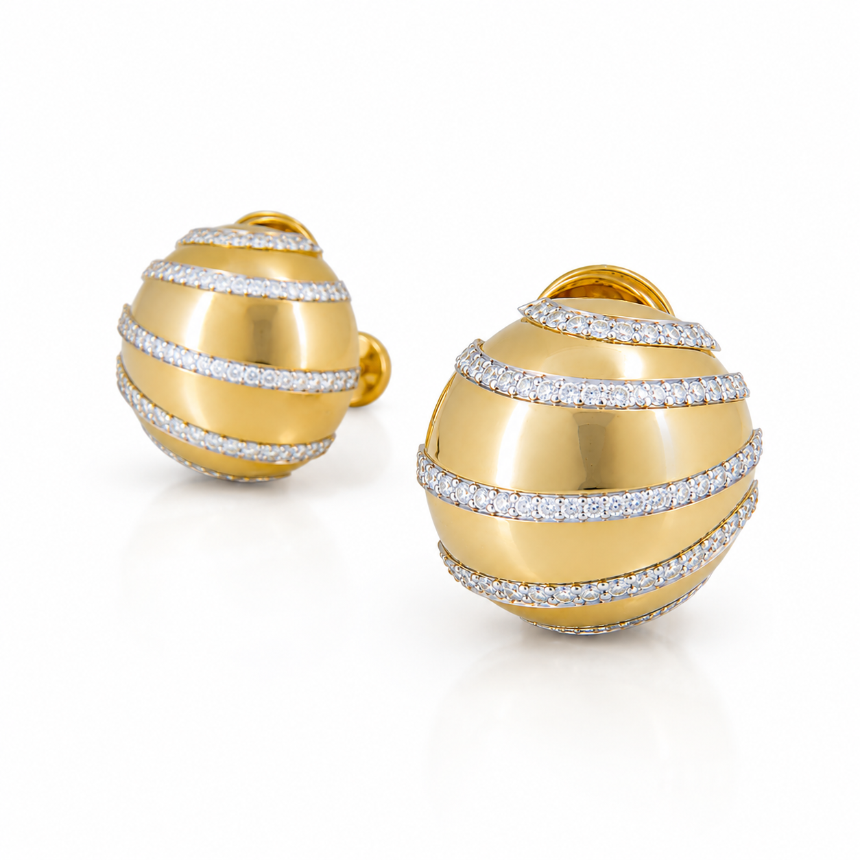 The Golden Ball Earring
