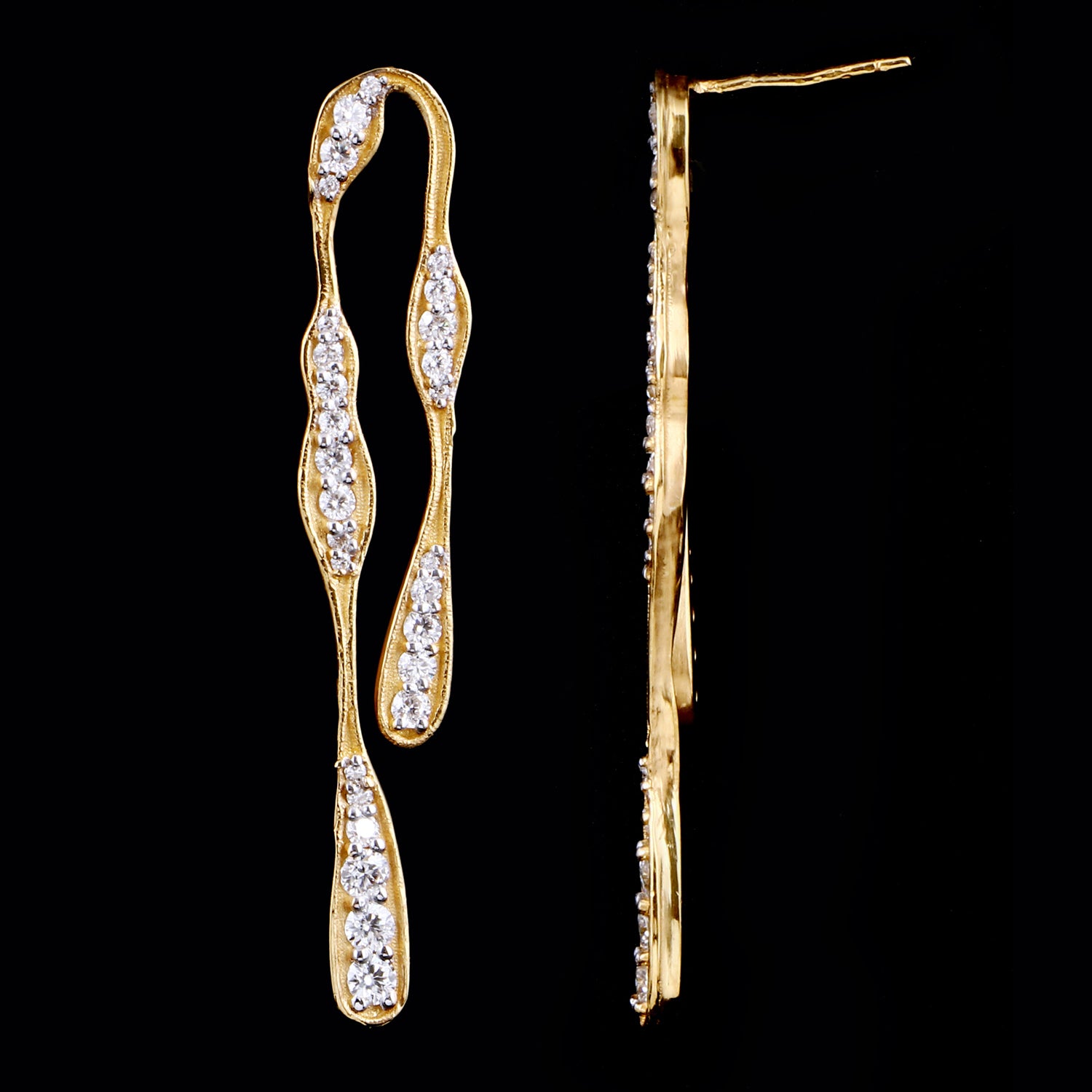 Fluid Edge Earrings
