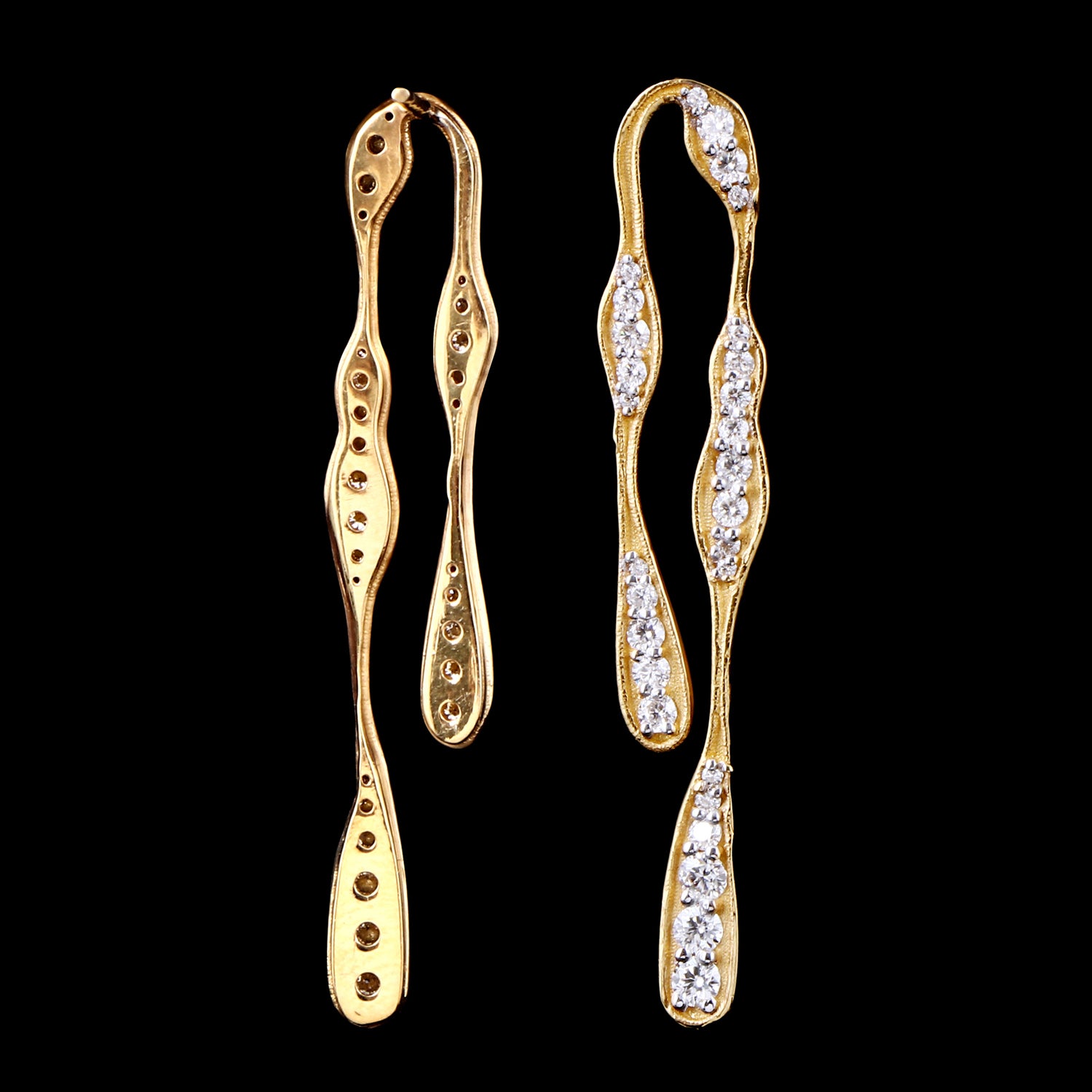 Fluid Edge Earrings