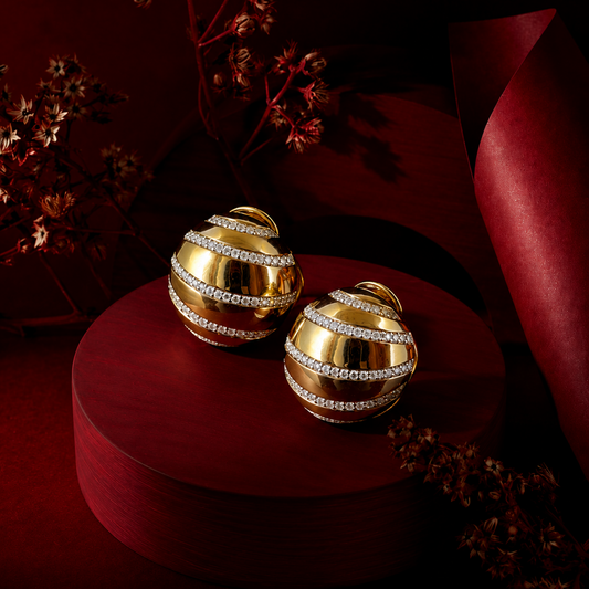 The Golden Ball Earring