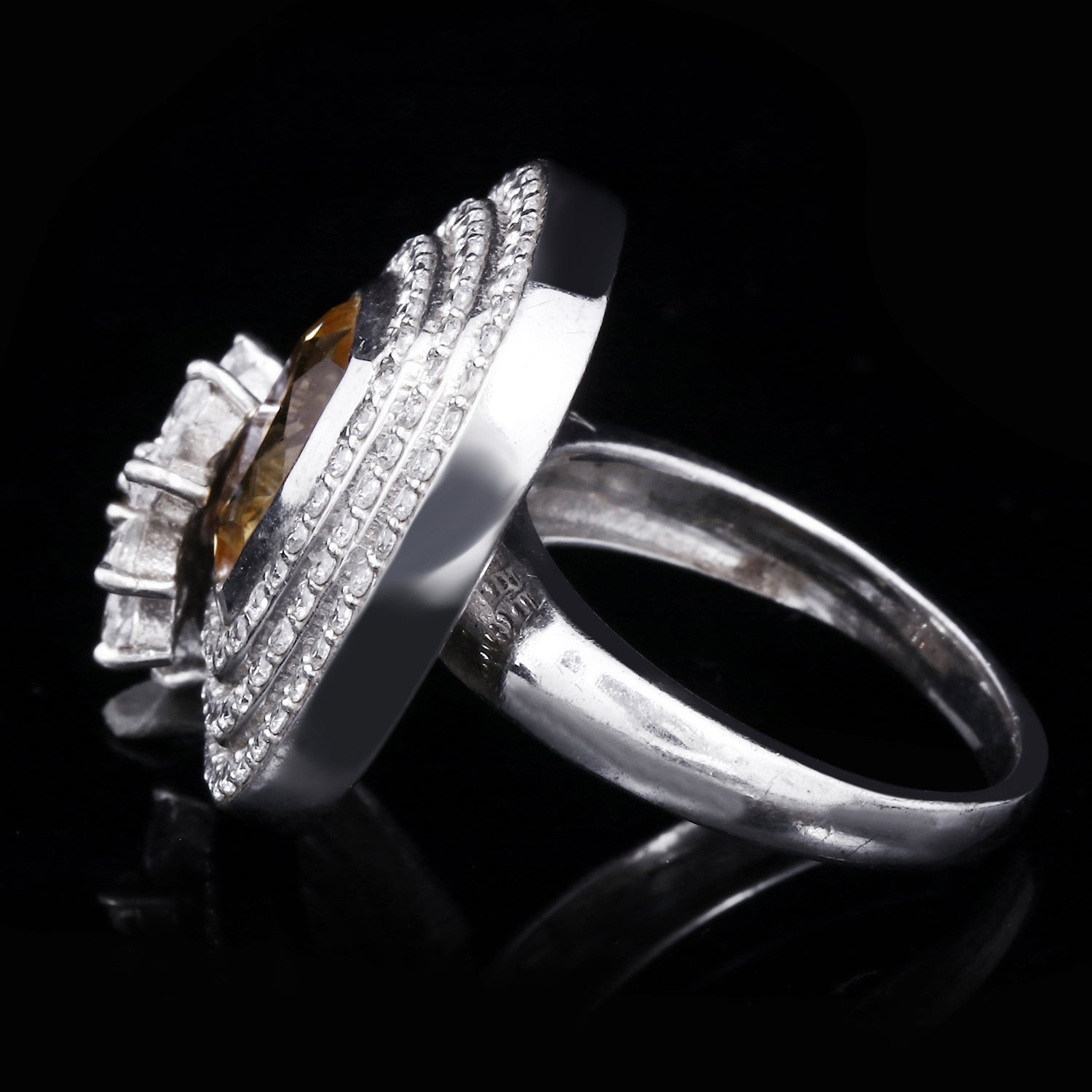 Blooming Citrine Ring