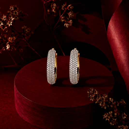 Signature Pavé Hoops