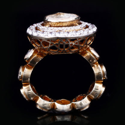 Maharani Polki (Pear shape) Ring