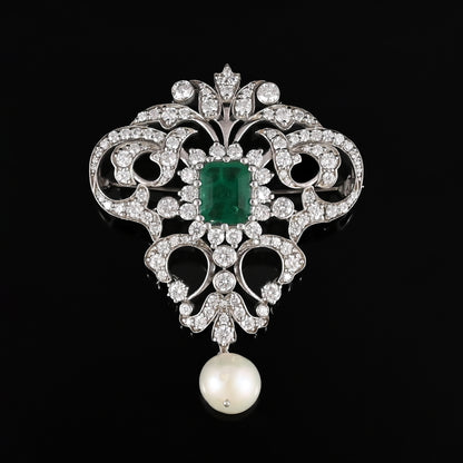 The Emerald Heirloom Brooch