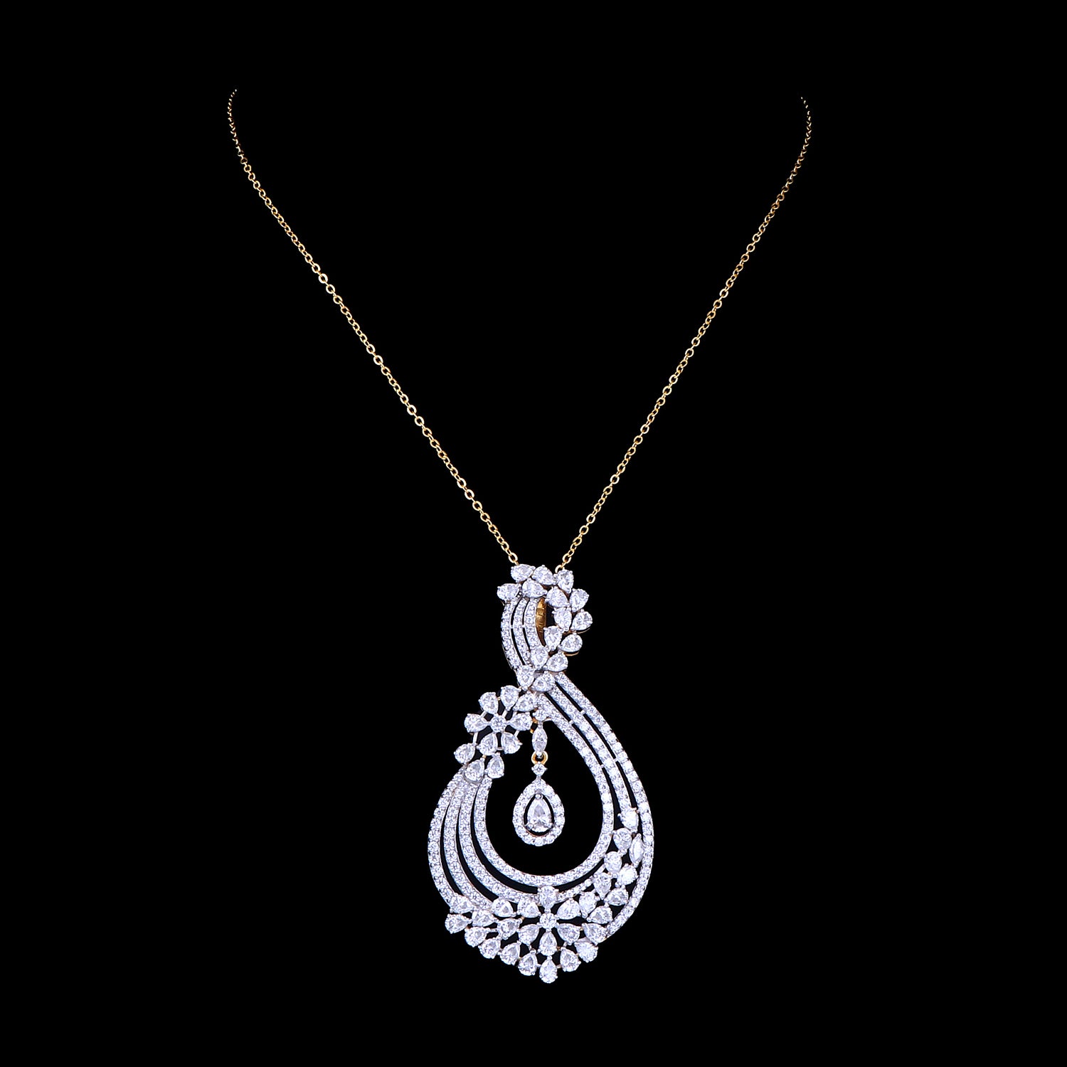 Petal Drape Pendant Set