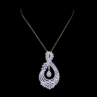 Petal Drape Pendant Set