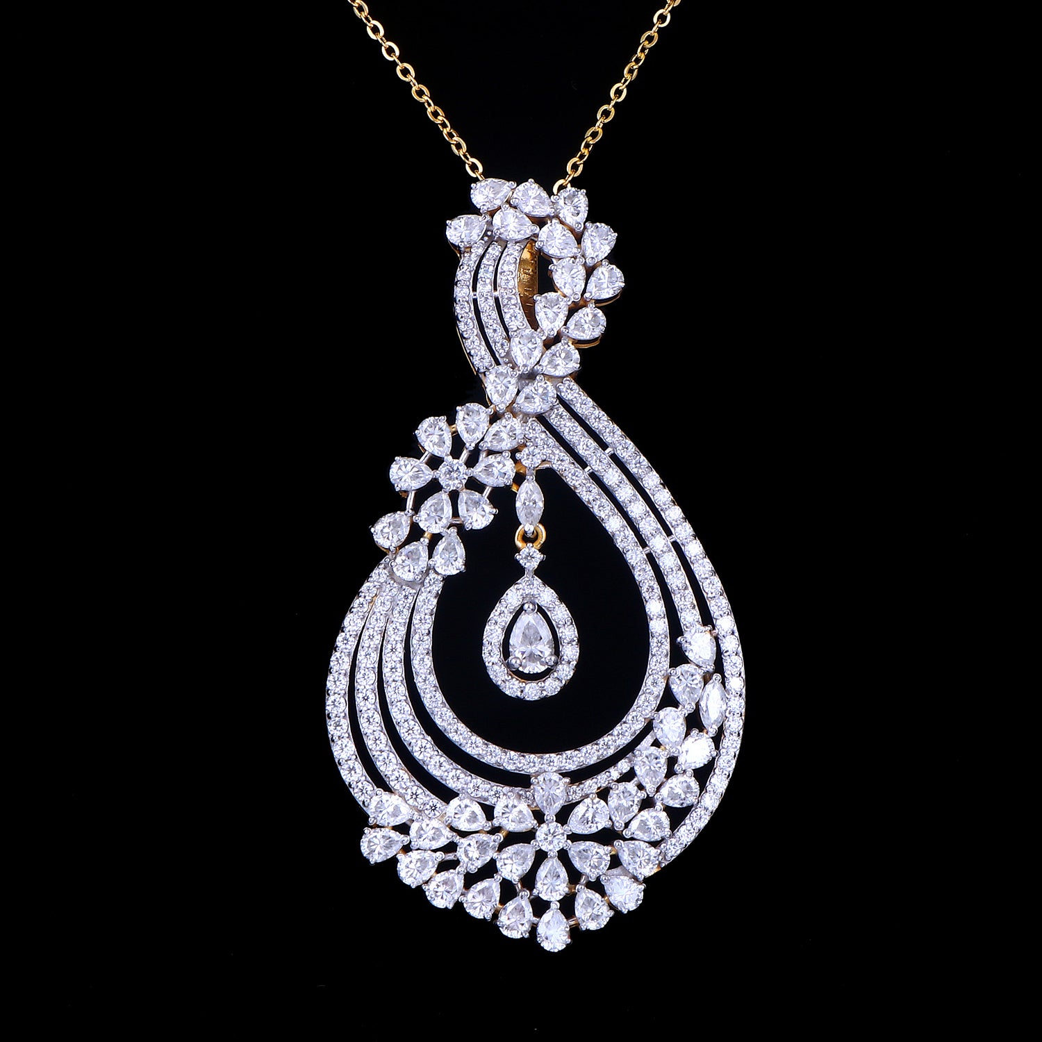 Petal Drape Pendant Set