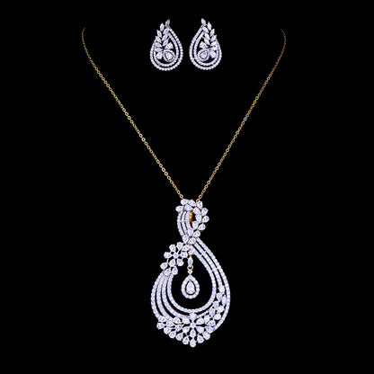 Petal Drape Pendant Set