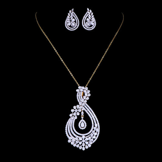 Petal Drape Pendant Set