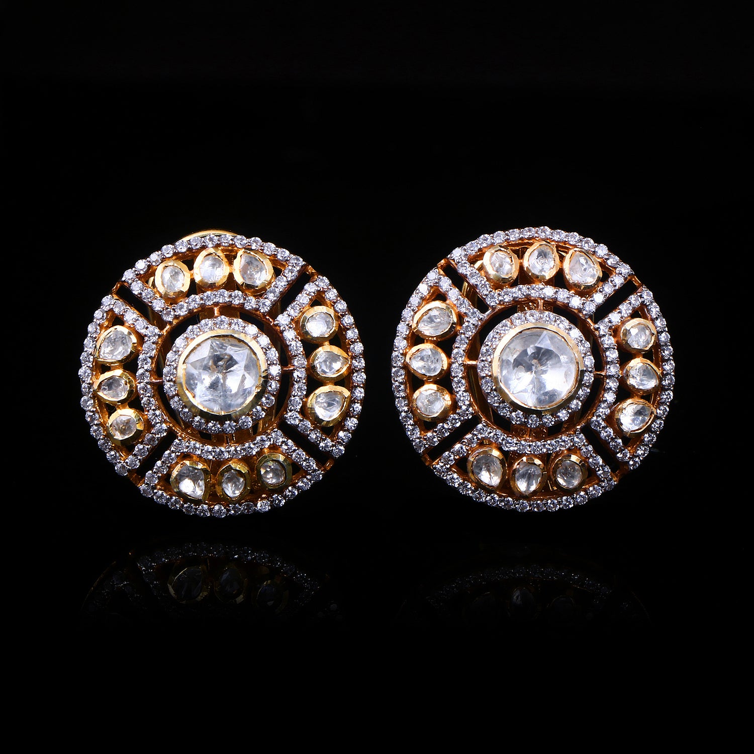 Royal Polki Studs