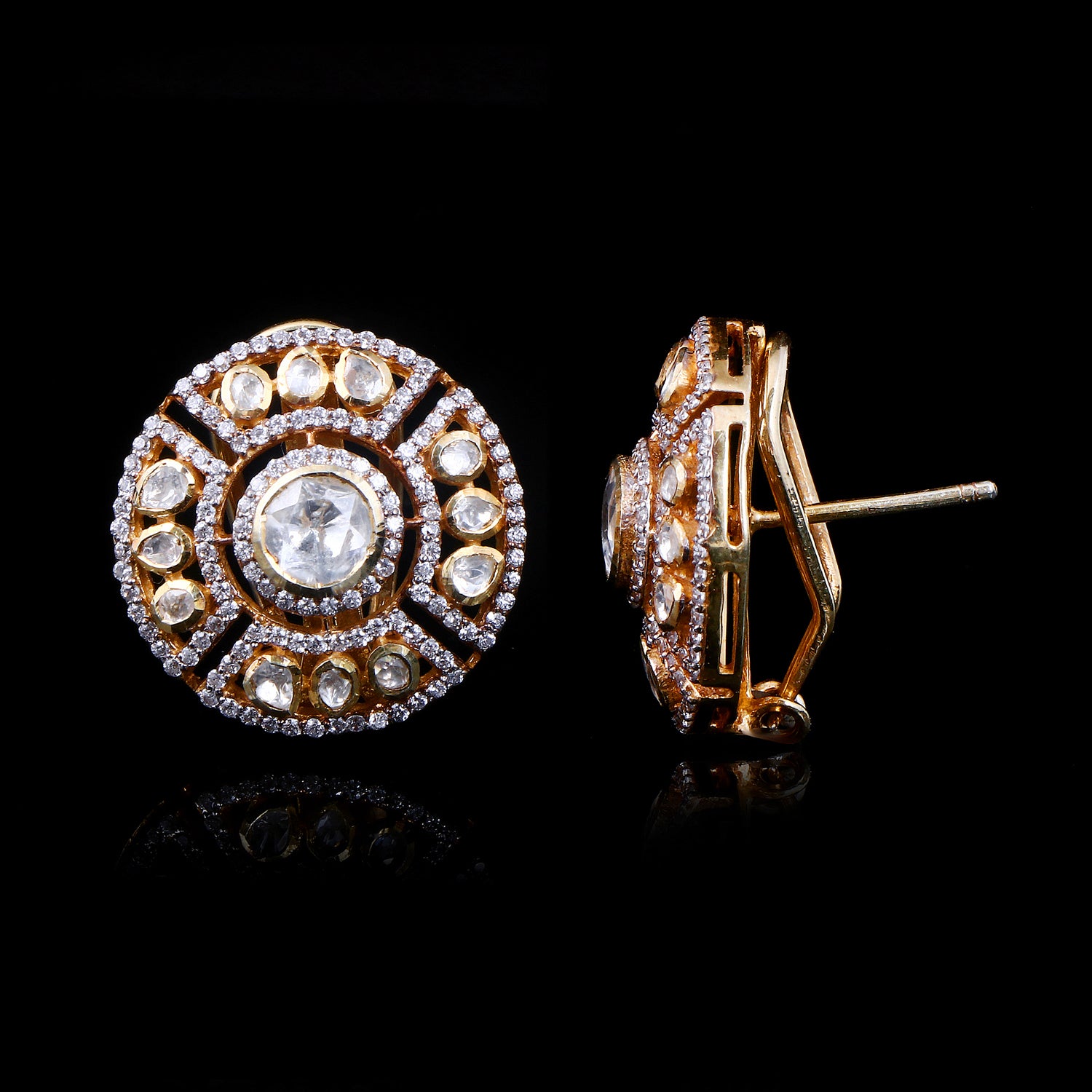 Royal Polki Studs