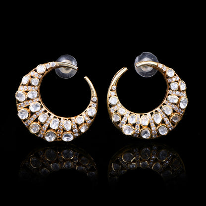 Moonlight Polki Hoops