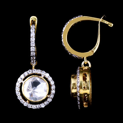 Halo Circle Bali Earrings