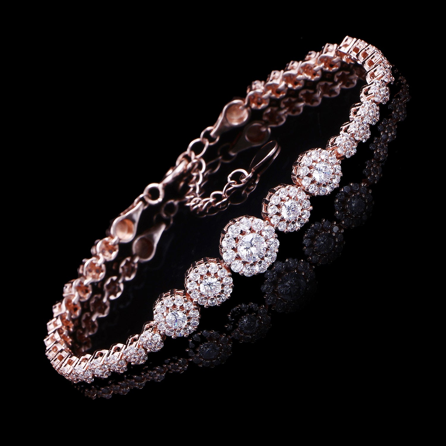 Rosé Halo Bracelet