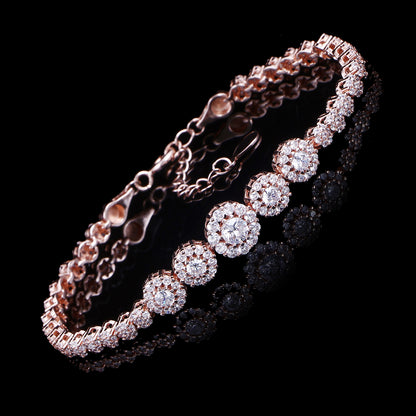 Rosé Halo Bracelet