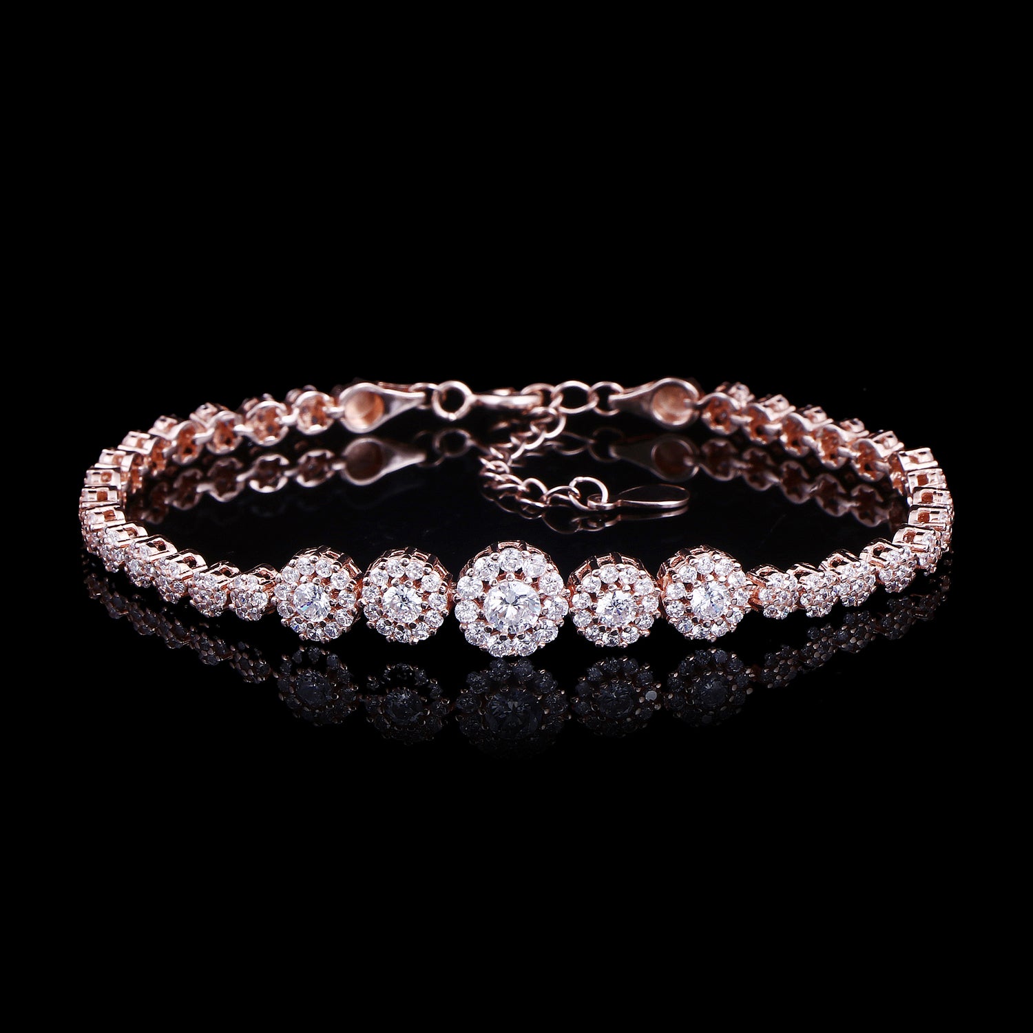 Rosé Halo Bracelet