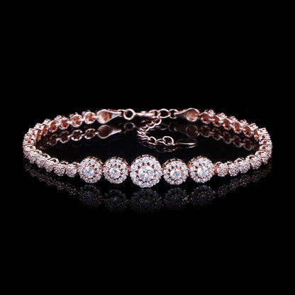 Rosé Halo Bracelet