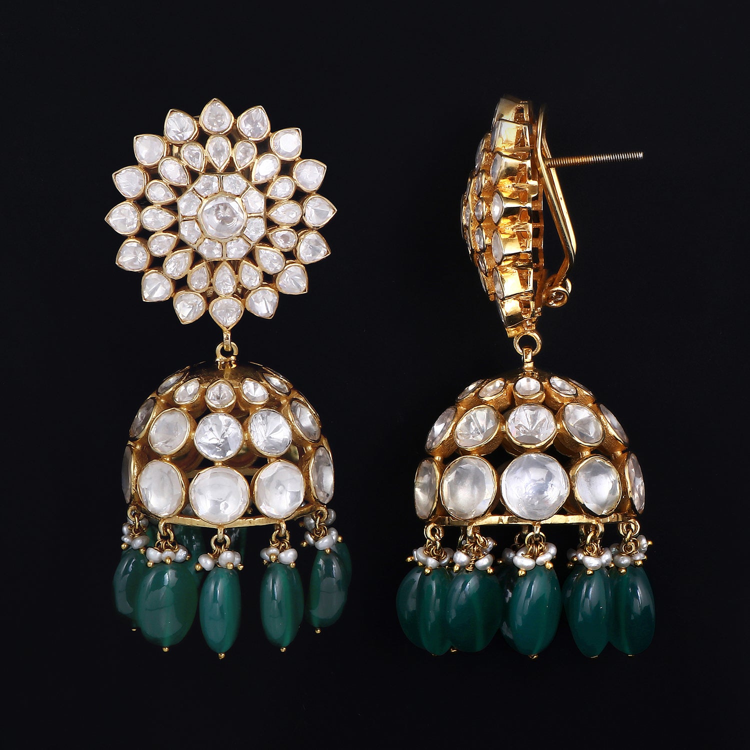 The Green Jhumka