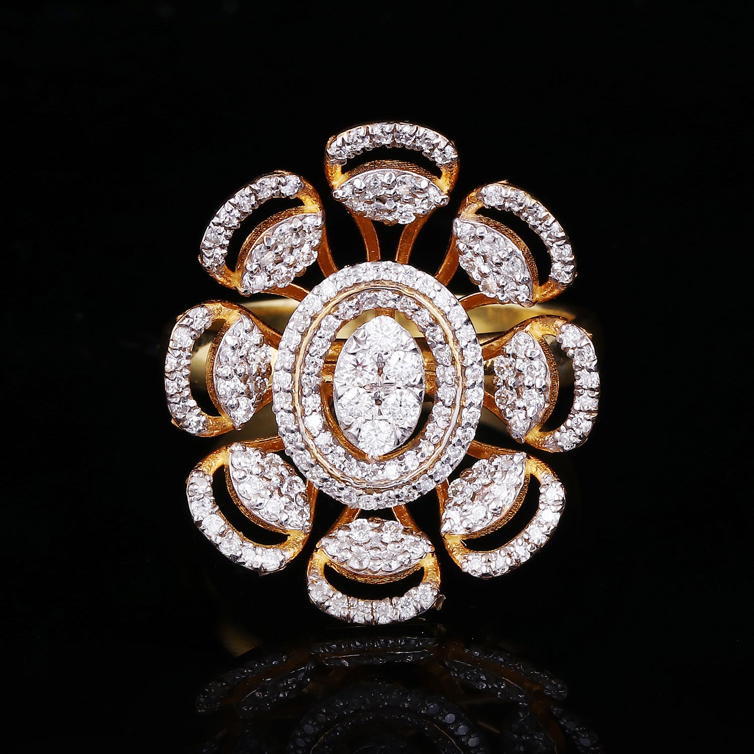 Flora Diamond Pendant Set