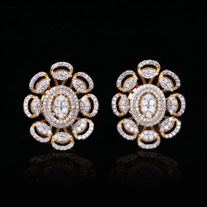Flora Diamond Pendant Set
