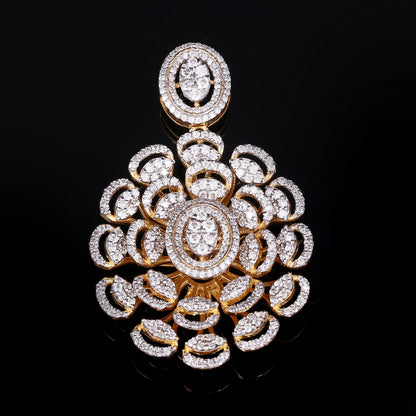 Flora Diamond Pendant Set
