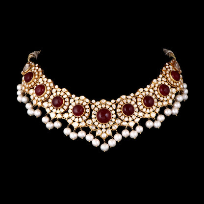 Ruby Radiance Necklace Set