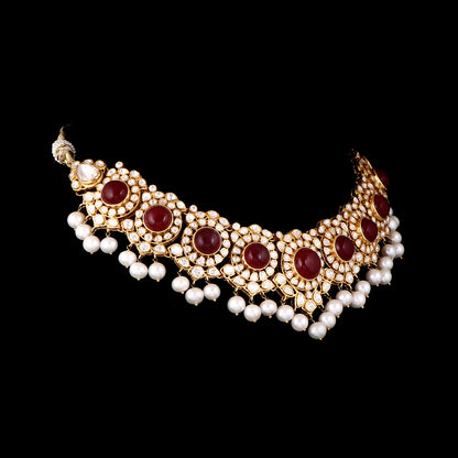 Ruby Radiance Necklace Set