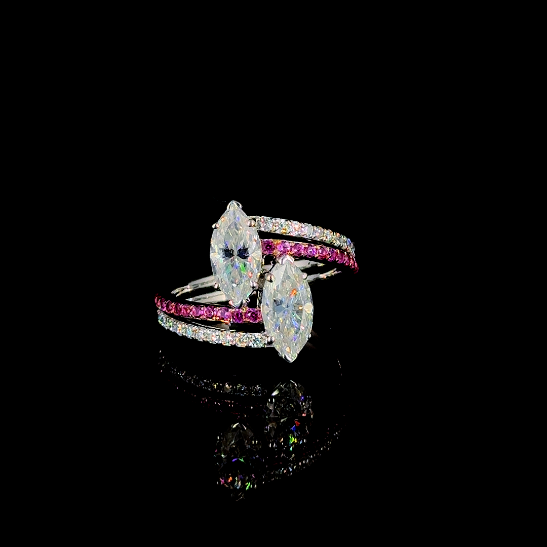 Marquise Duo Ring