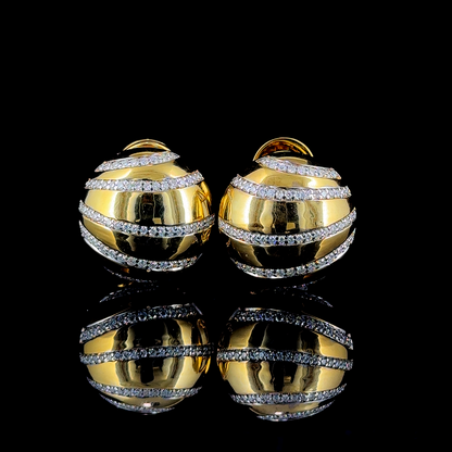 The Golden Ball Earring