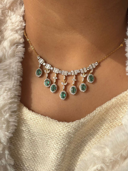 Emerald Drop Necklace