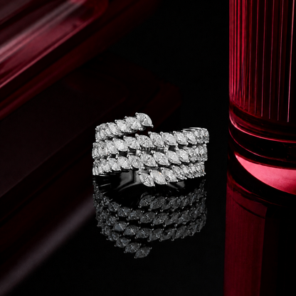 Marquise Infinity Ring