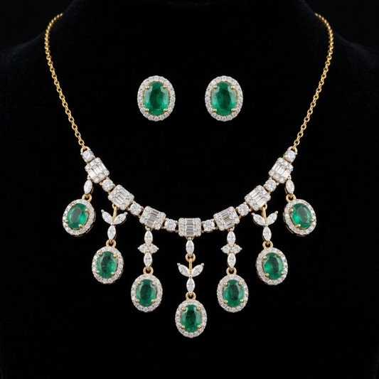Emerald Drop Necklace