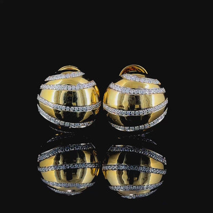 The Golden Ball Earring