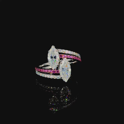 Marquise Duo Ring