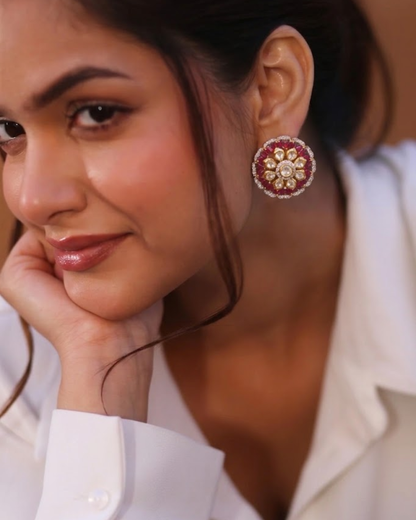Rani Ruby Studs